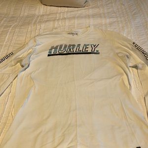 Hurley Large white long sleeve